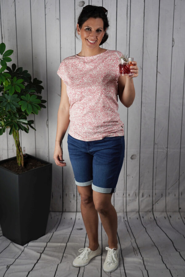 T-Shirt Zanetta AOP/ecru