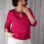 Blusenshirt/kirsche