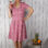 Kleid Nelly/ivory/strawberry