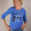 Shirt Edda blau mit Frontprint