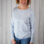 Pullover Silke sky melange